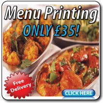 takeaway menu printing